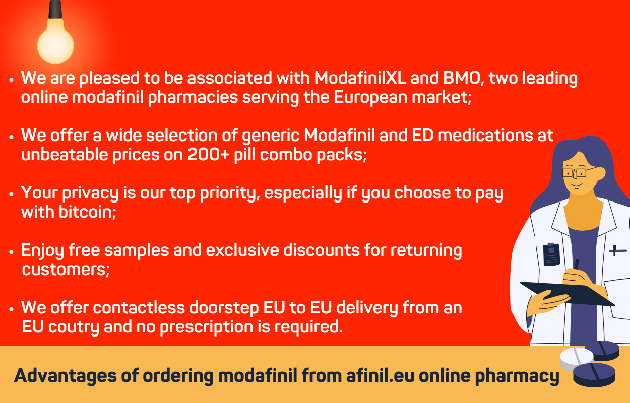 Benefits & Advantages Buying Modafinil Online in Europe